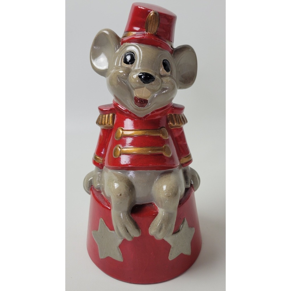 Vintage Walt Disney Productions Timothy Q Mouse Ceramic Figurine Dumbo 9"